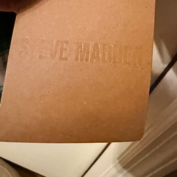 Steve Madden Green, White Plaid Flannel Shirt Jacket Coat Sherpa Lined Hood Sz M - Picture 6 of 12